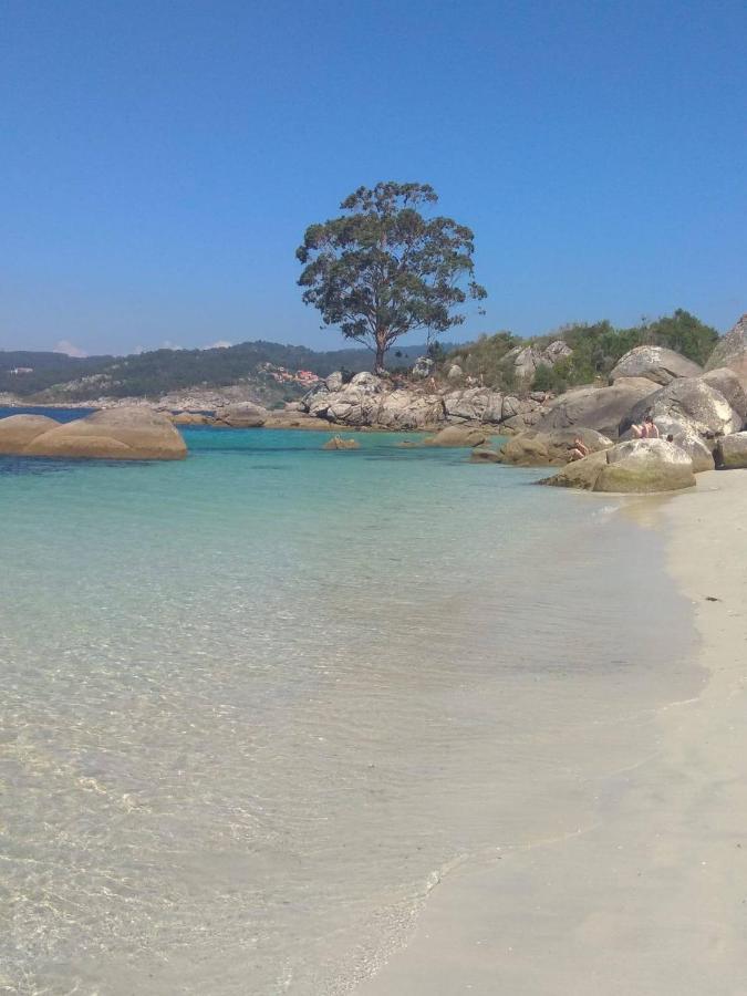 Apartamento Muino Bueu Bagian luar foto